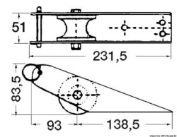 SS curva rolo 232 x 51 mm